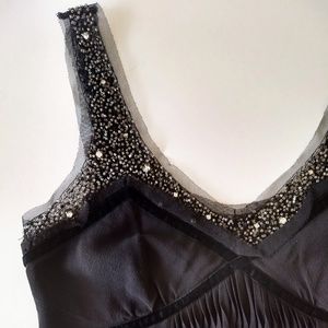 Little Black Dress with Sparkly Beading